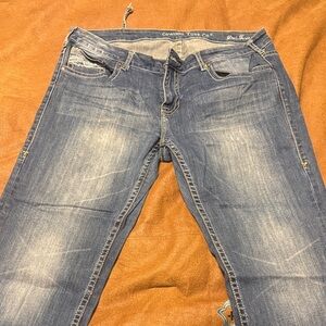 Cowgirl Tuff Women's Blue Boot Cut Jeans